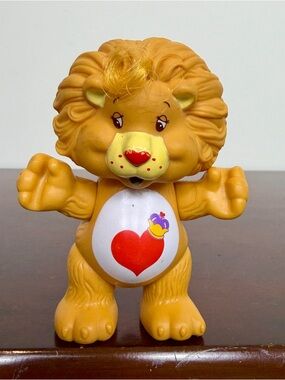 Vintage Care Bears Cousins Poseable Braveheart Lion Figure